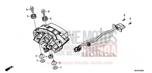 FEU ARRIERE ADV750K de 2020